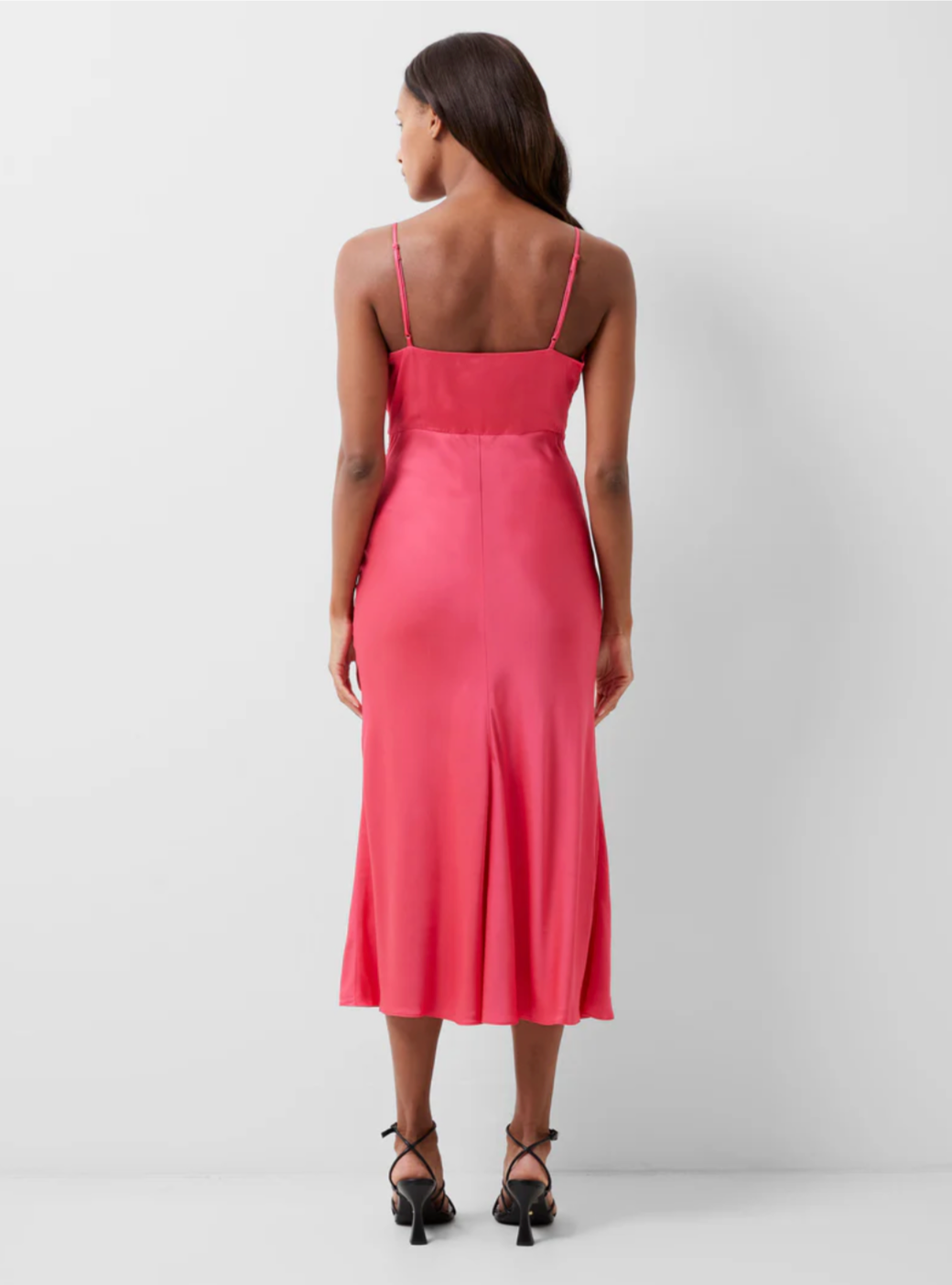 FINAL SALE Ennis Satin Midi Slip Dress