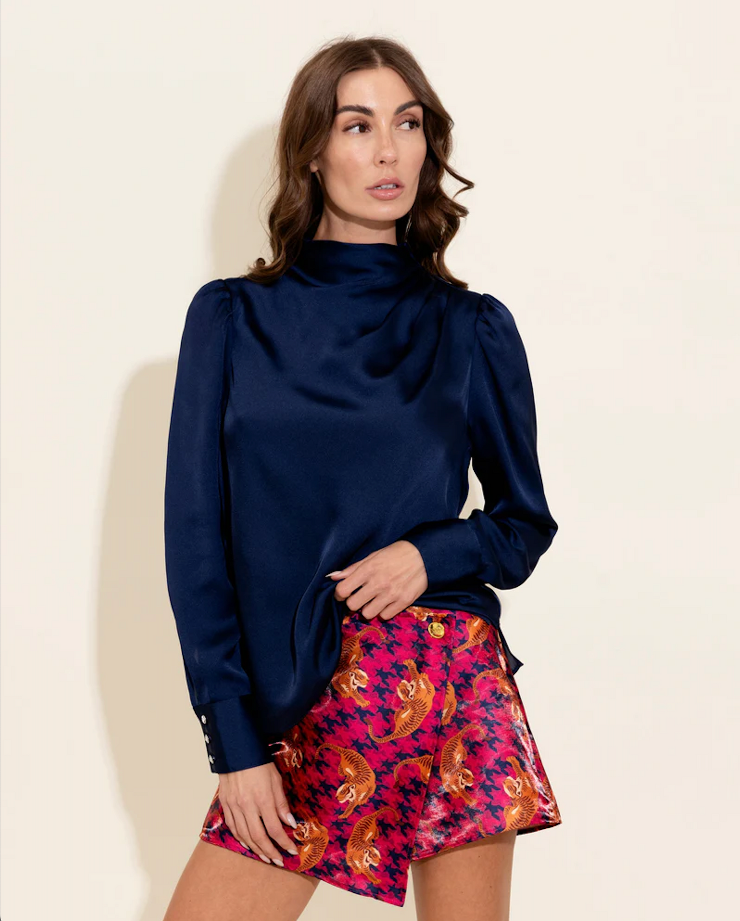 FINAL SALE Scarlett Top in Midnight