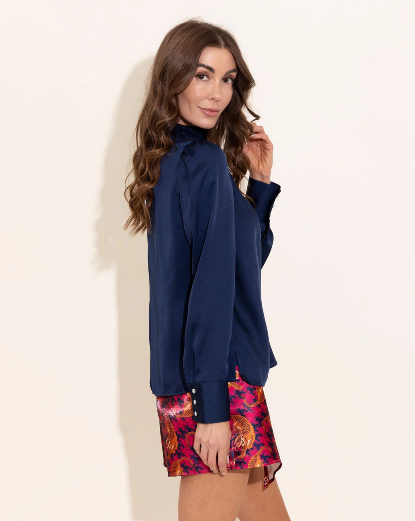 FINAL SALE Scarlett Top in Midnight