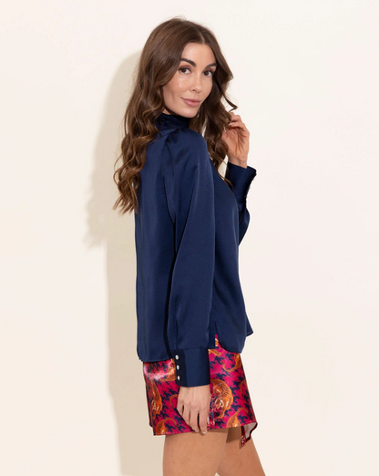 FINAL SALE Scarlett Top in Midnight