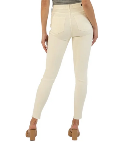 Connie High Rise Ankle in Cream