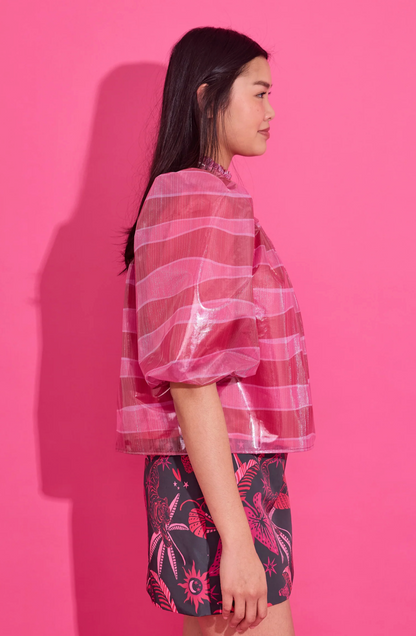 Mel Top in Ziggy Lipstick