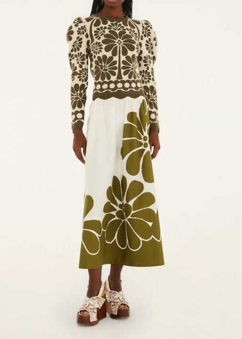 Palermo Green Knit Top