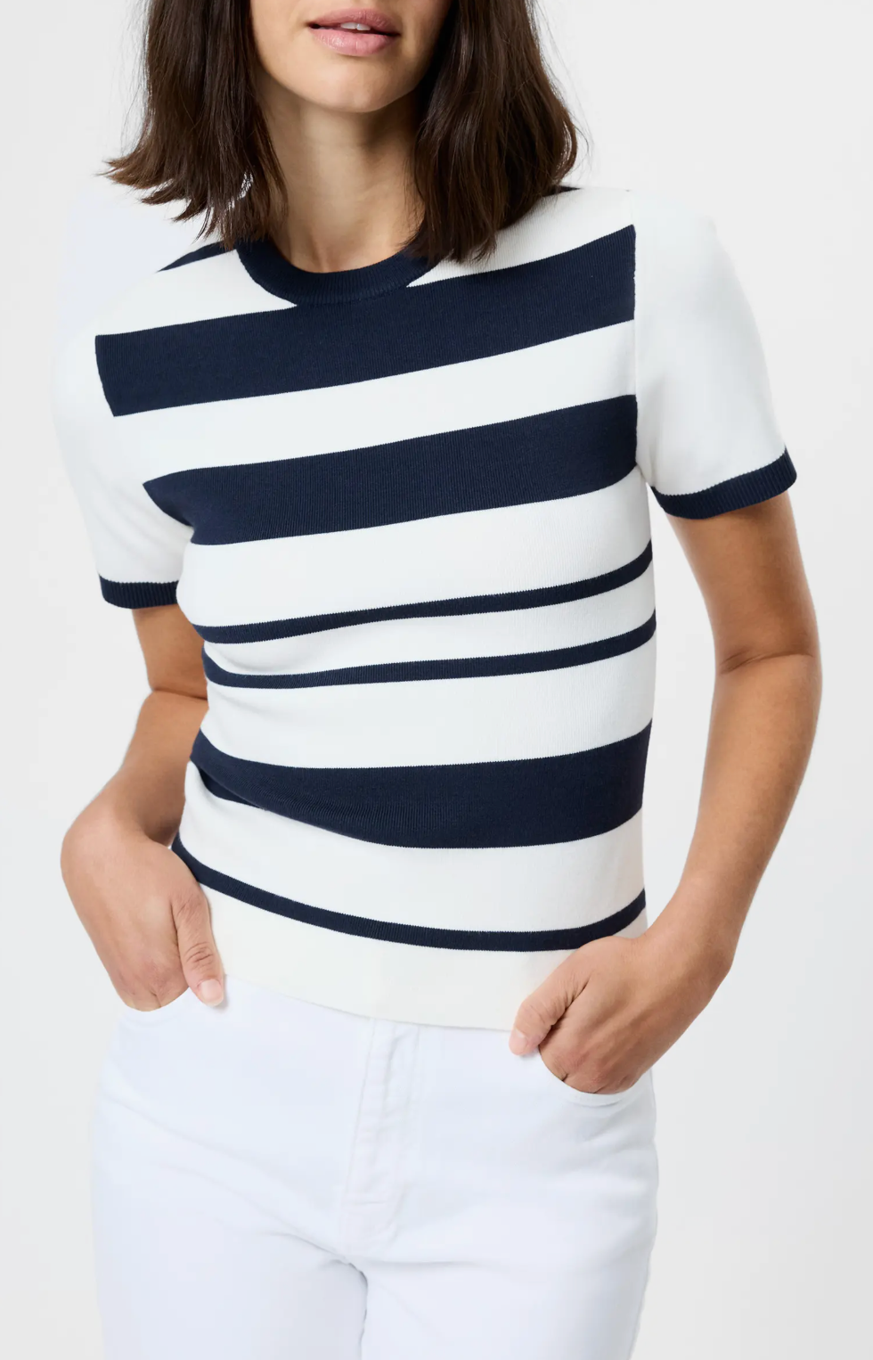 Maxime Knit Striped Top