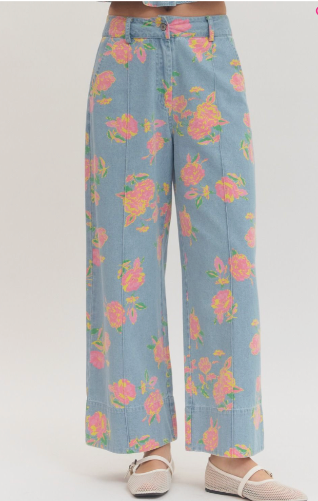Floral Denim