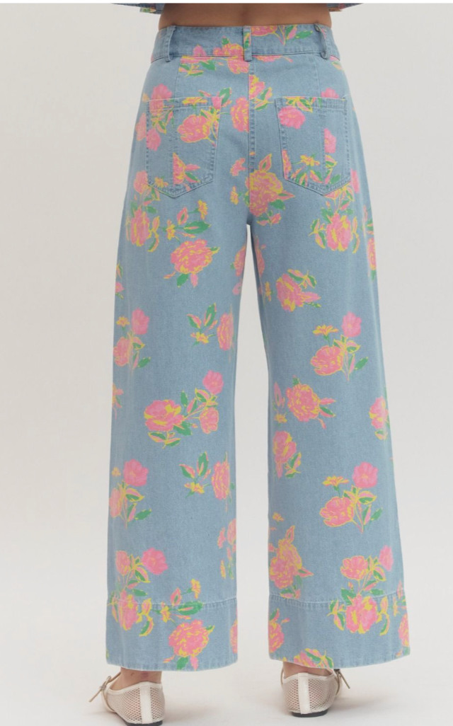 Floral Denim