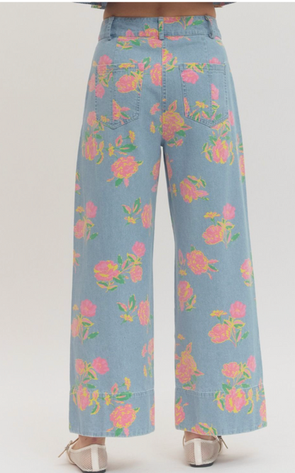 Floral Denim