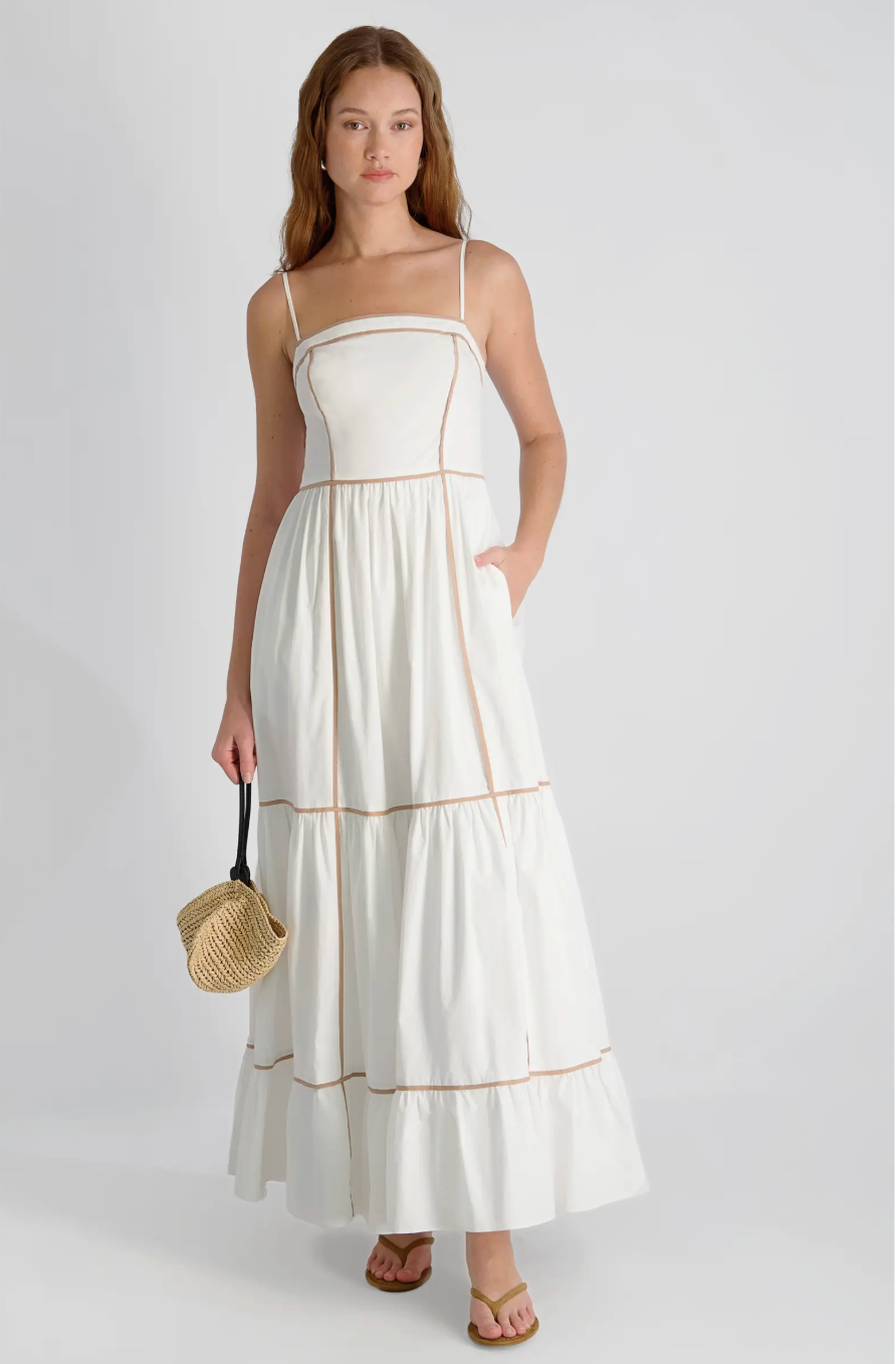 Cambria Trim Maxi Dress