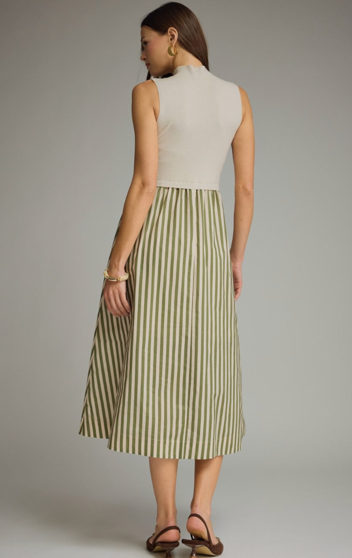 Mandy Mock Neck Maxi Dress