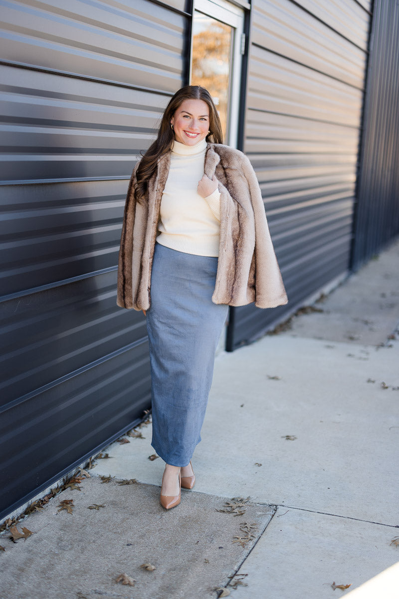 The City Faux Fur Jacket