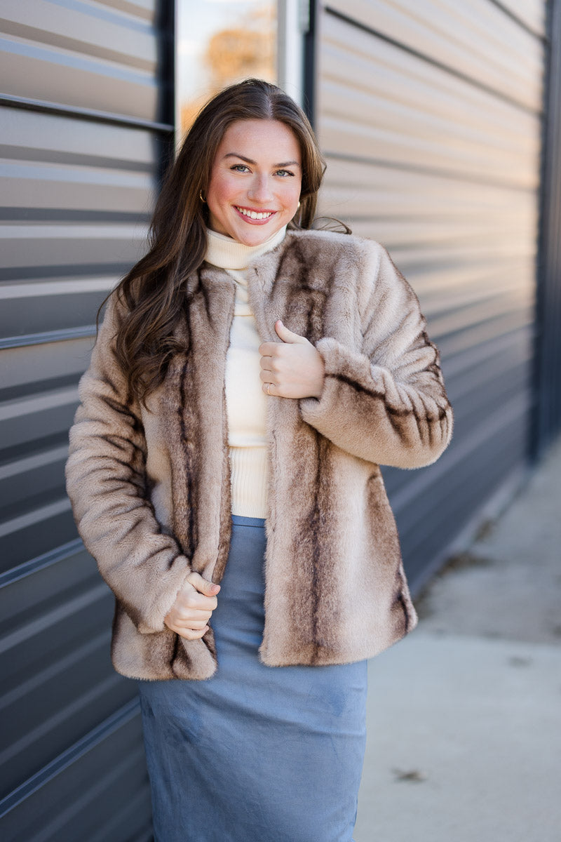The City Faux Fur Jacket