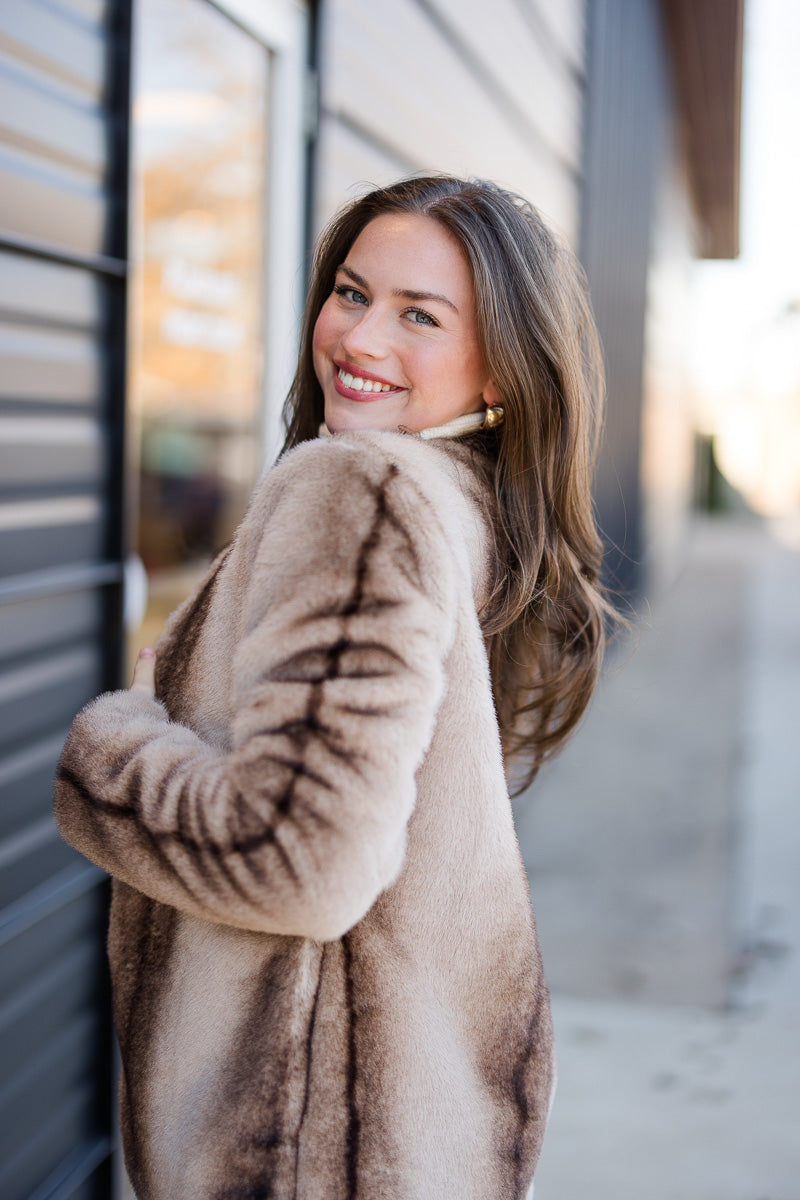 The City Faux Fur Jacket