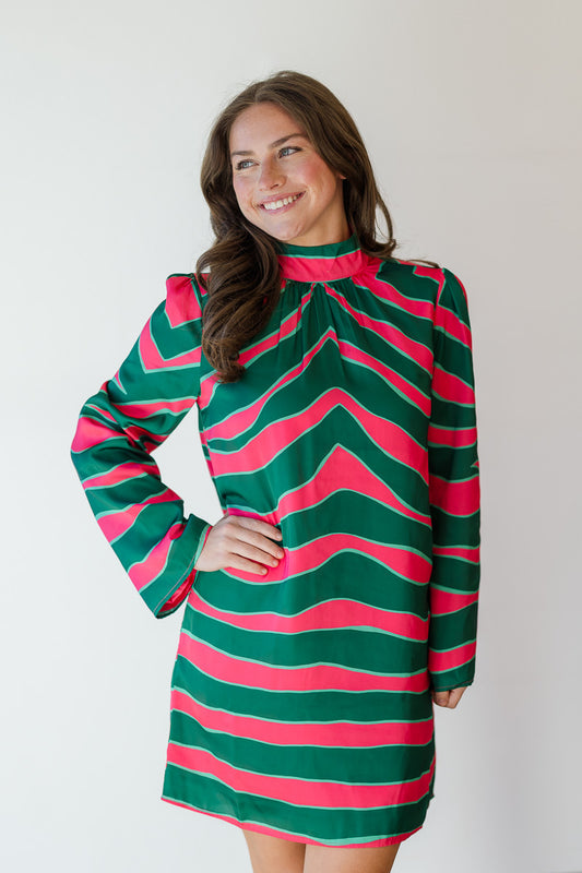 Emery Dress in Ziggy Palm