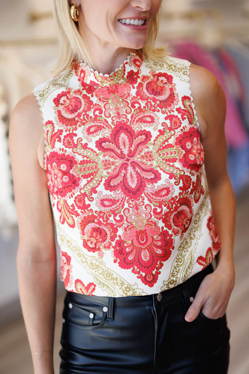 FINAL SALE Adina Top in St. Nick
