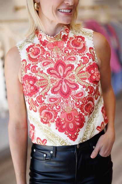 FINAL SALE Adina Top in St. Nick