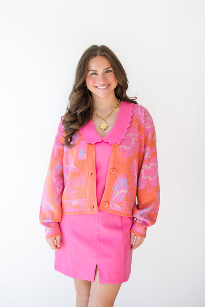 Scalloped Peter Pan Collar Dress