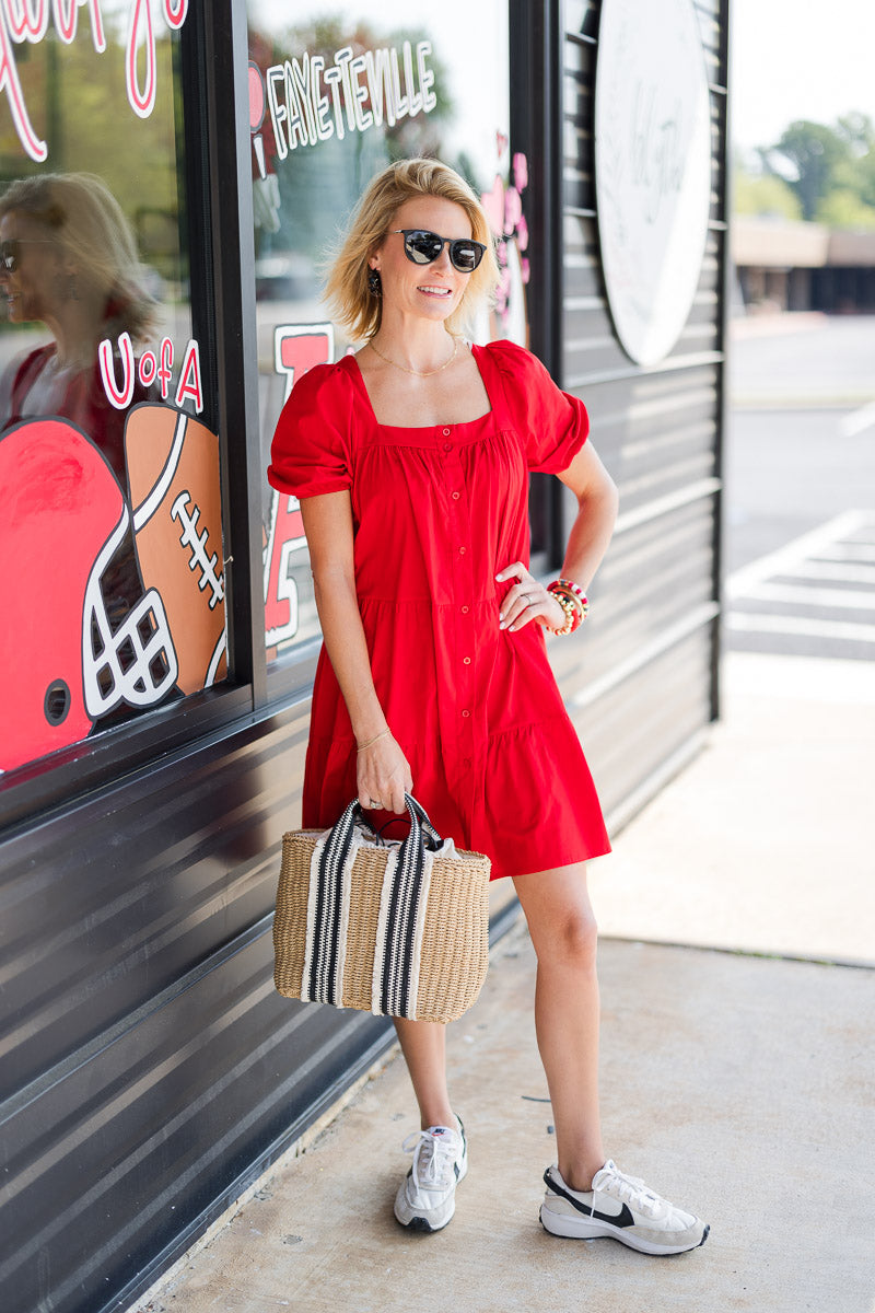 FINAL SALE Ginevra Button Dress