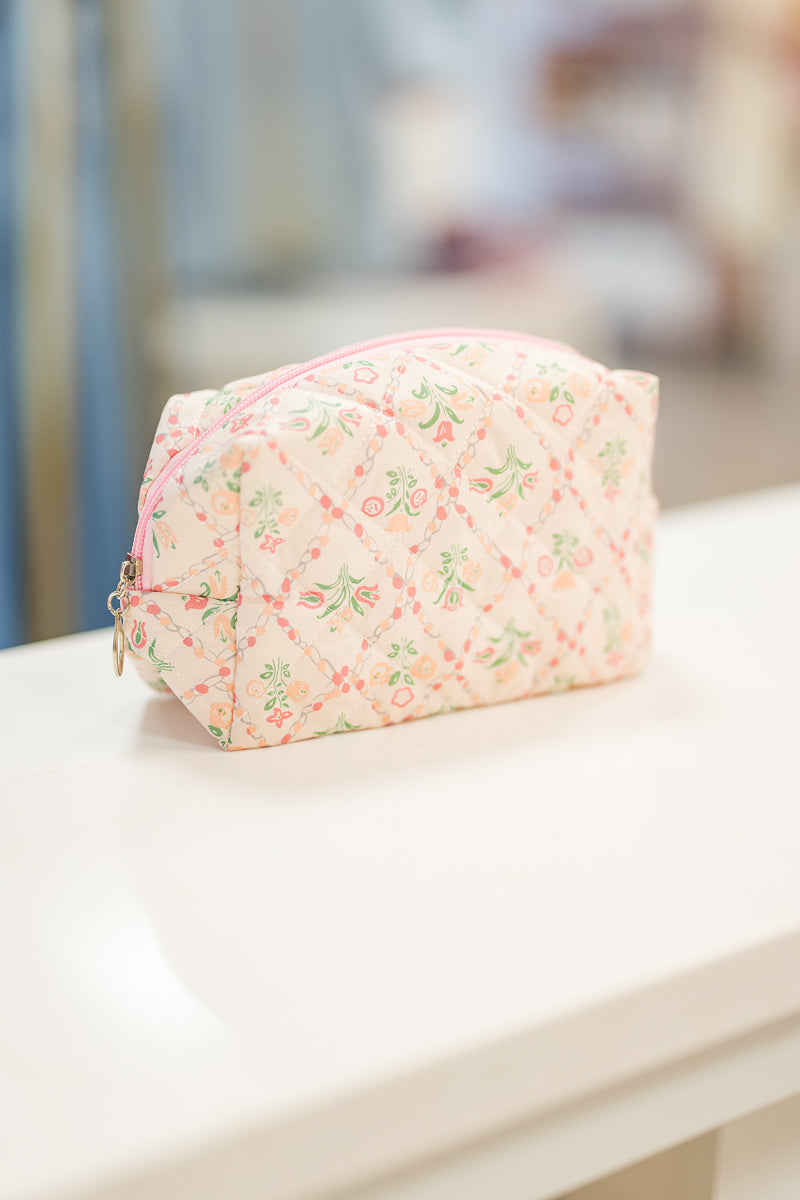 Floral Makeup Pouch