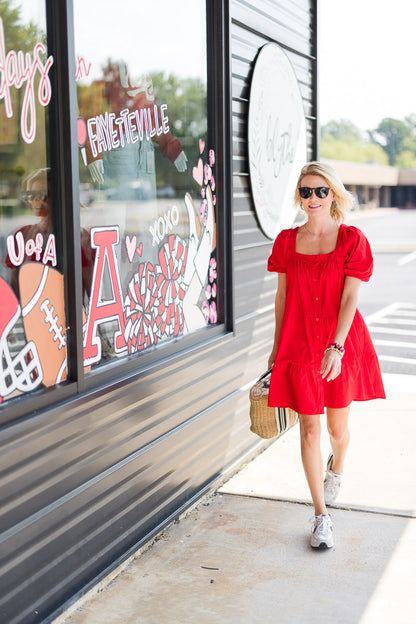 FINAL SALE Ginevra Button Dress