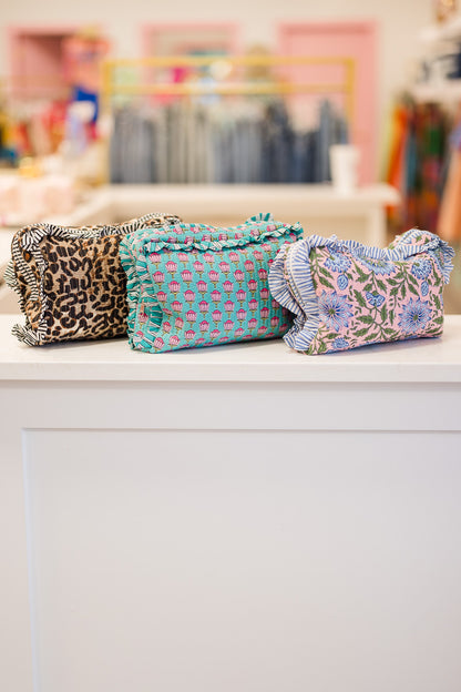 Quilted Toiletry Tote Bags