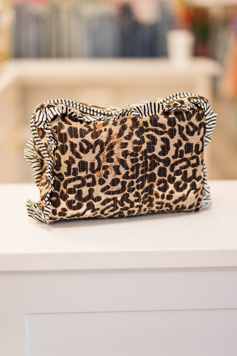 Quilted Toiletry Tote Bags