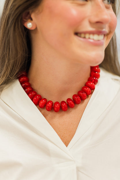 Chunky Beaded Multi Color Necklaces