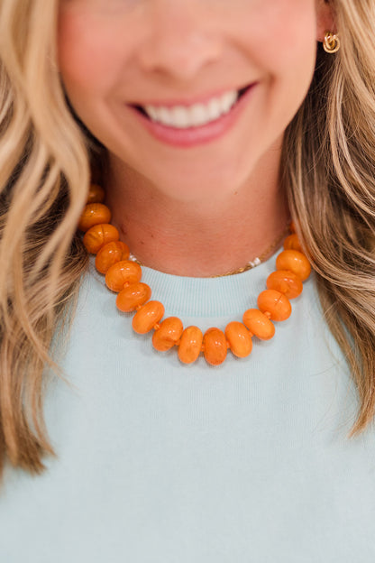 Chunky Beaded Multi Color Necklaces