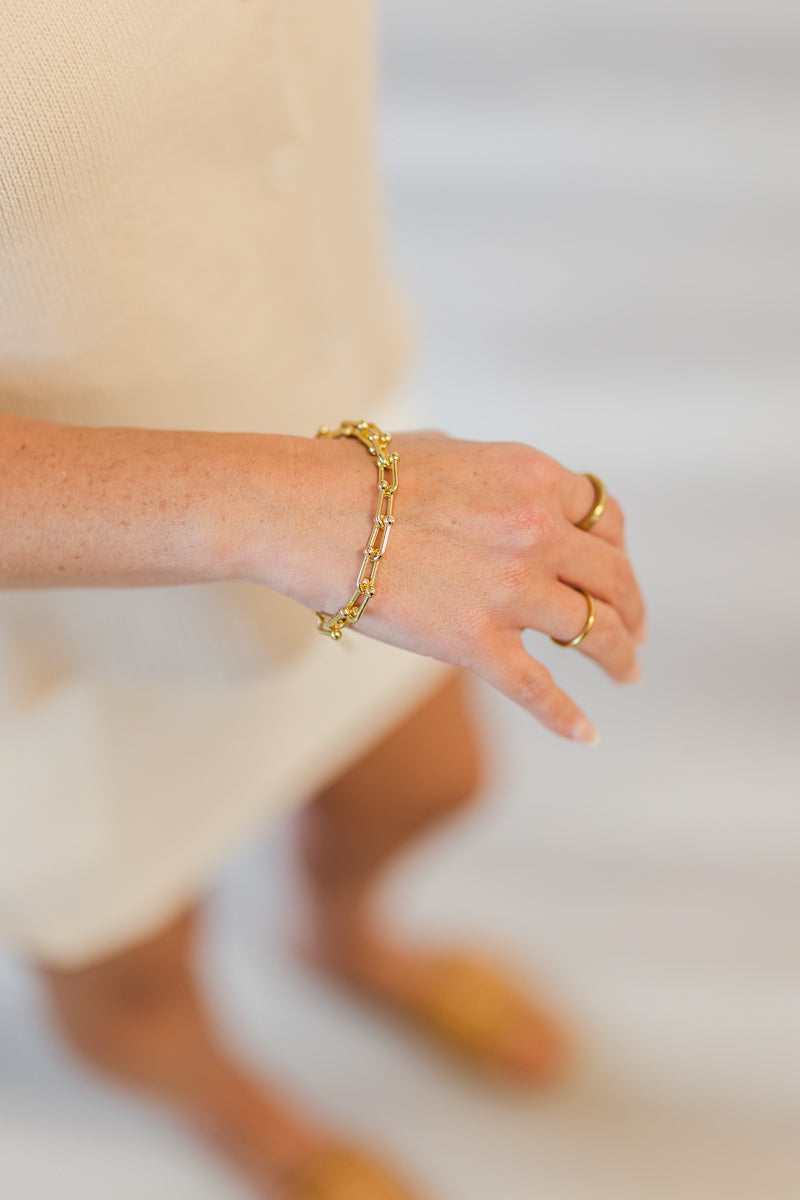 Gold Chain Bracelet