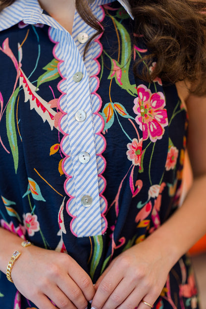 Garden Party Collared Dress