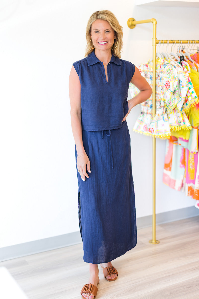 Bayley Skirt in Navy