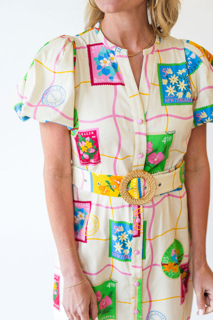 Blakely Dress in Postcard