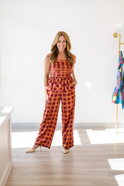 Chainlink Wide Leg Pant