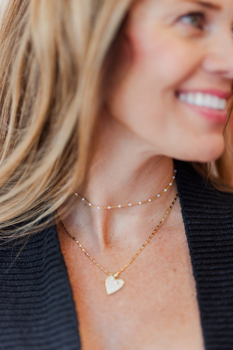 Gold Beaded Choker