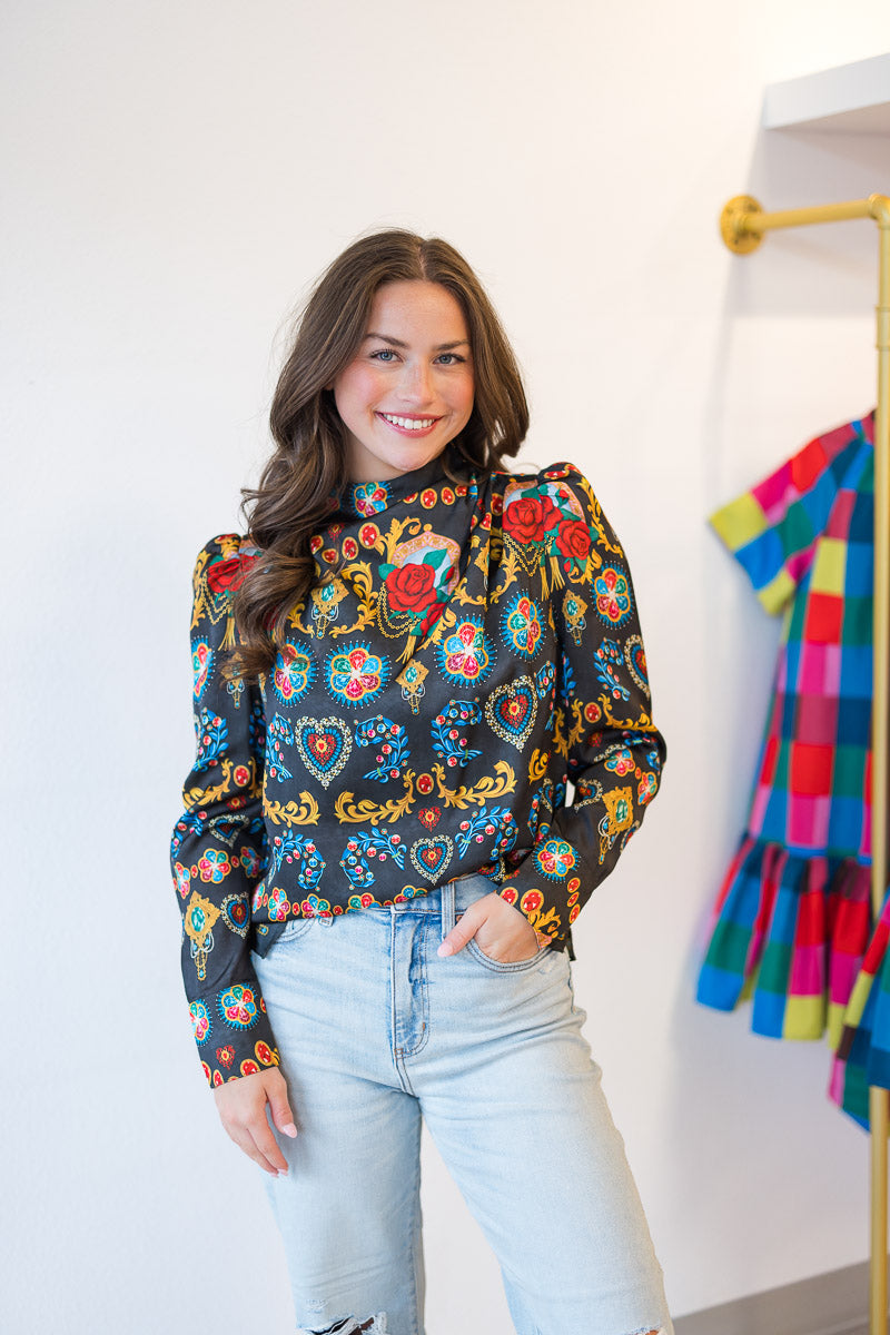 FINAL SALE Scarlett Top in Davinci