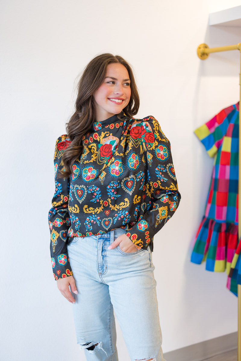 FINAL SALE Scarlett Top in Davinci