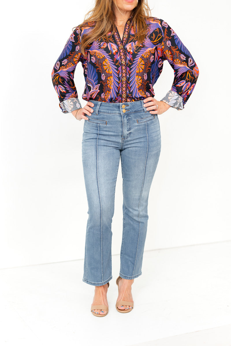 Kelsey High Rise in Ankle Flare