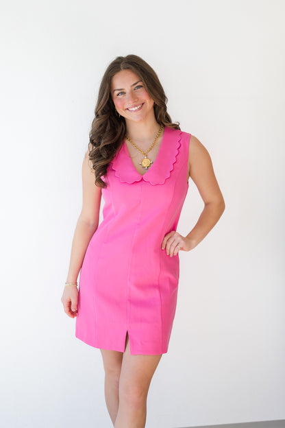 Scalloped Peter Pan Collar Dress