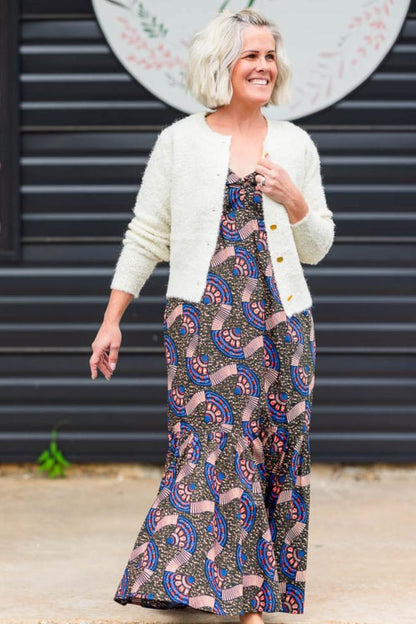 Final Sale-Isabelle Dress in Multi Print
