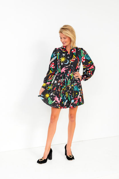FINAL SALE Reagan Dress in Moonlight