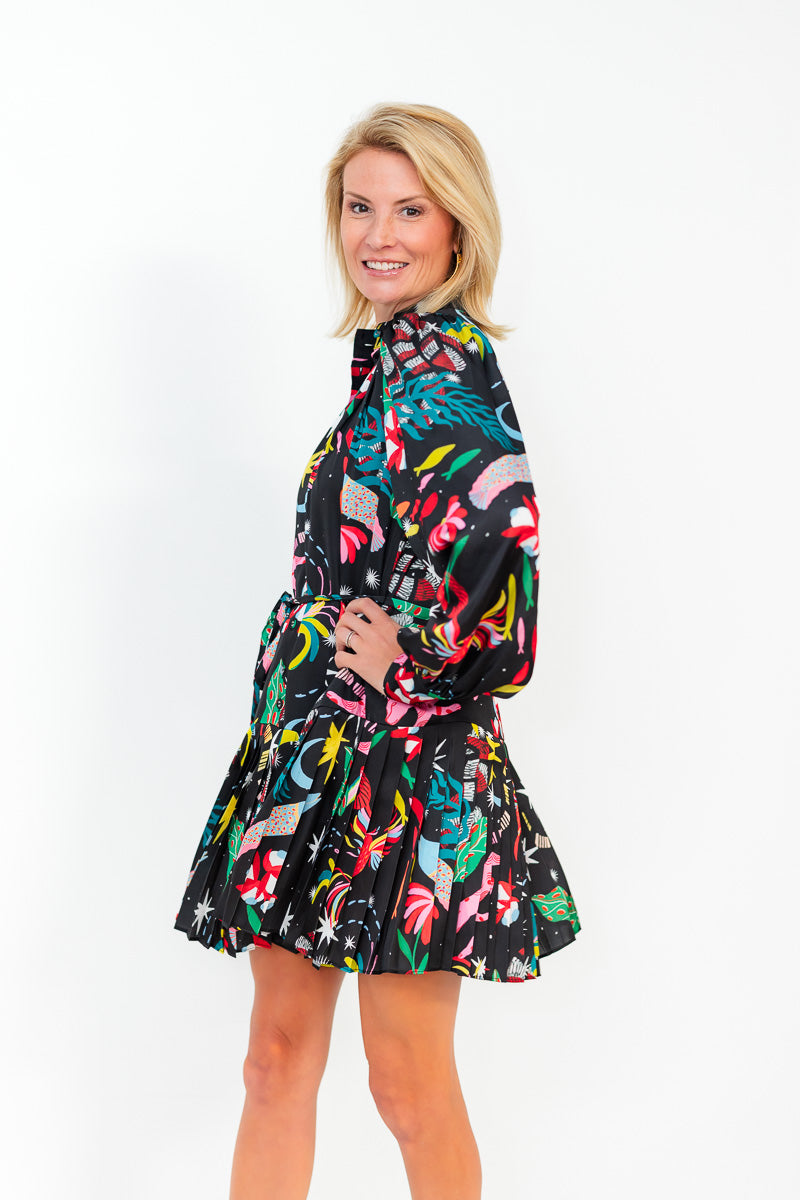 FINAL SALE Reagan Dress in Moonlight
