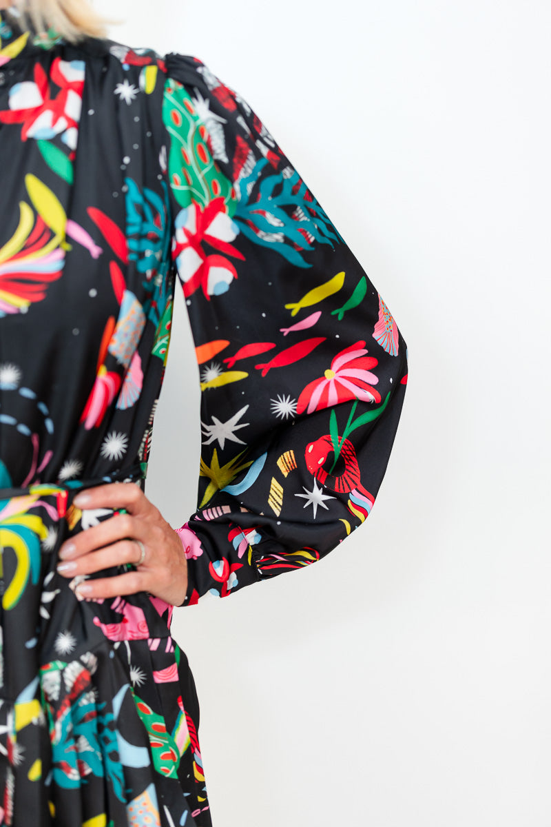 FINAL SALE Reagan Dress in Moonlight