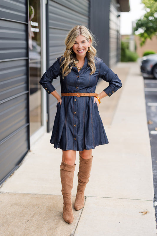 Delilah Denim Dress