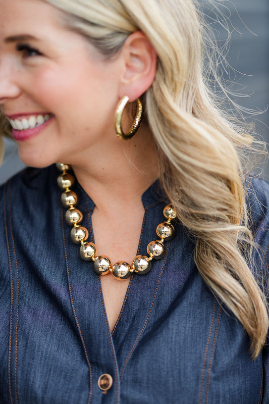 Collier Beaded Necklace