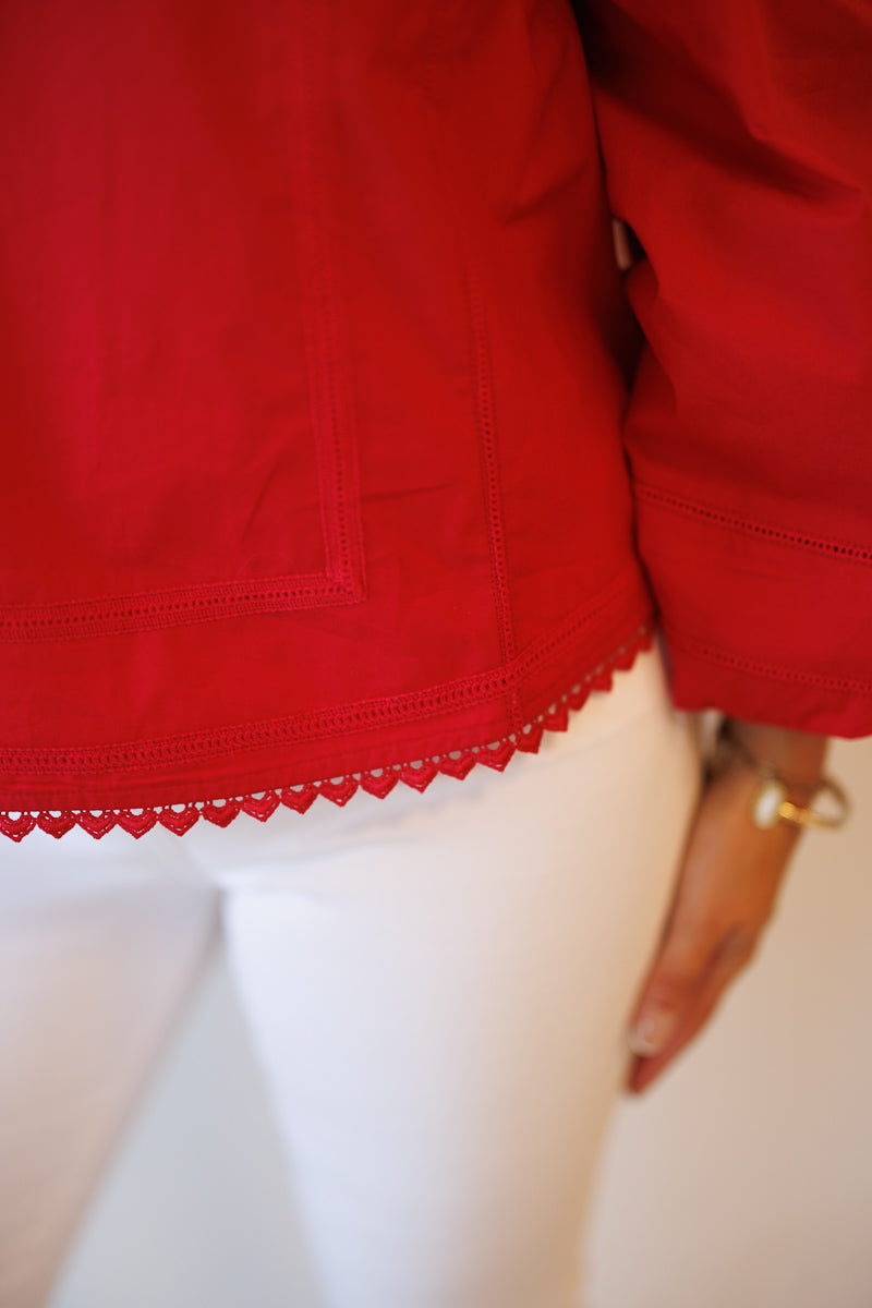Katie Top in Red Apple
