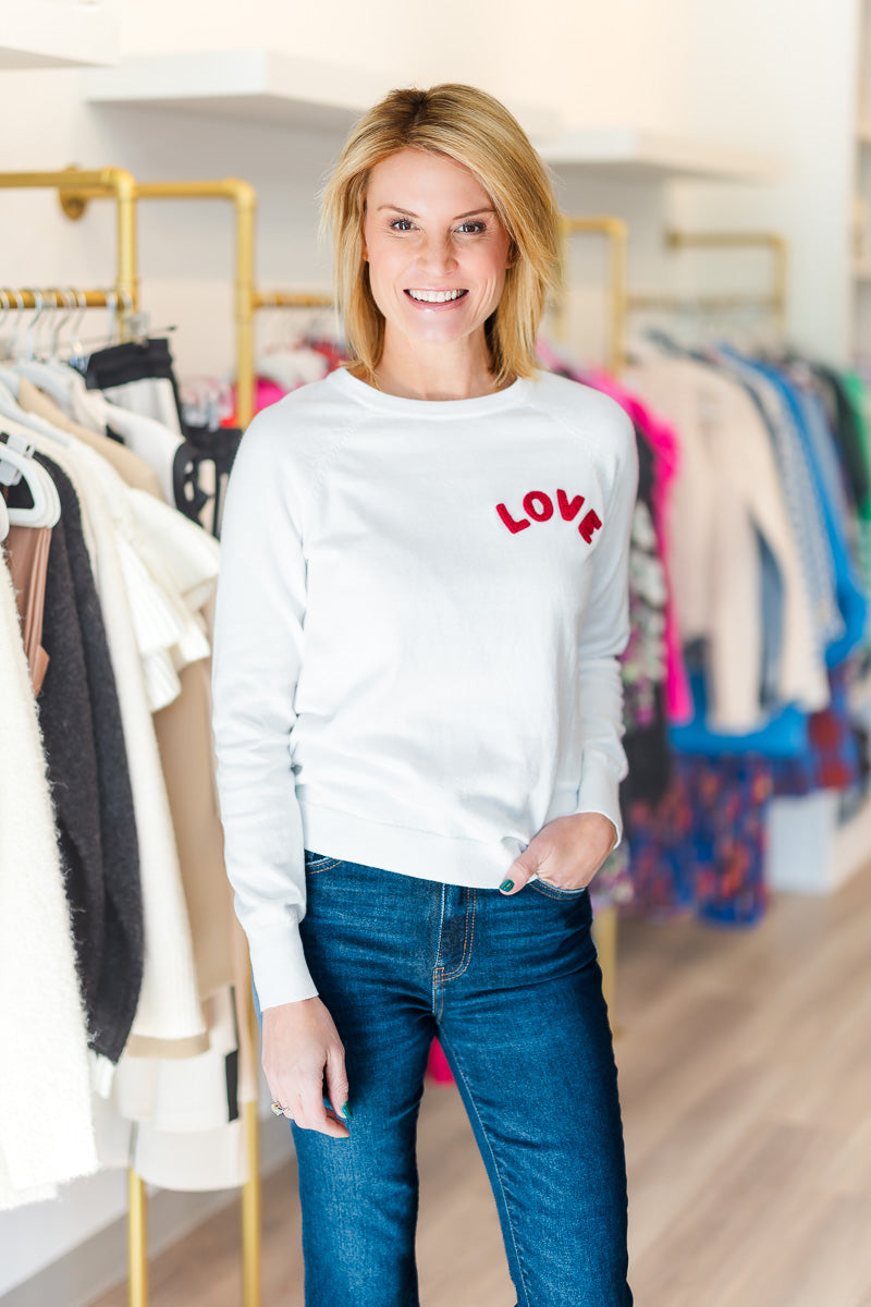Love Sweater in White