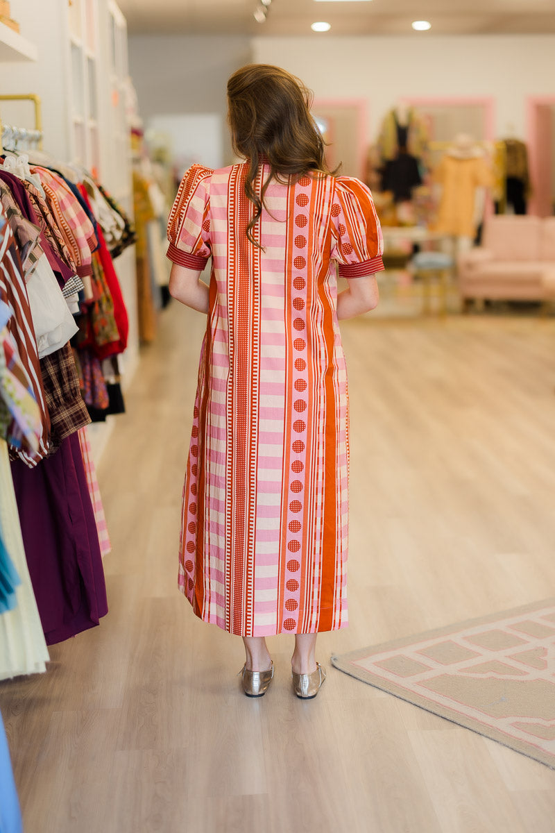 Lulu Golden Hour Mixed Print Maxi Dress
