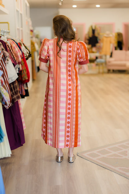 Lulu Golden Hour Mixed Print Maxi Dress