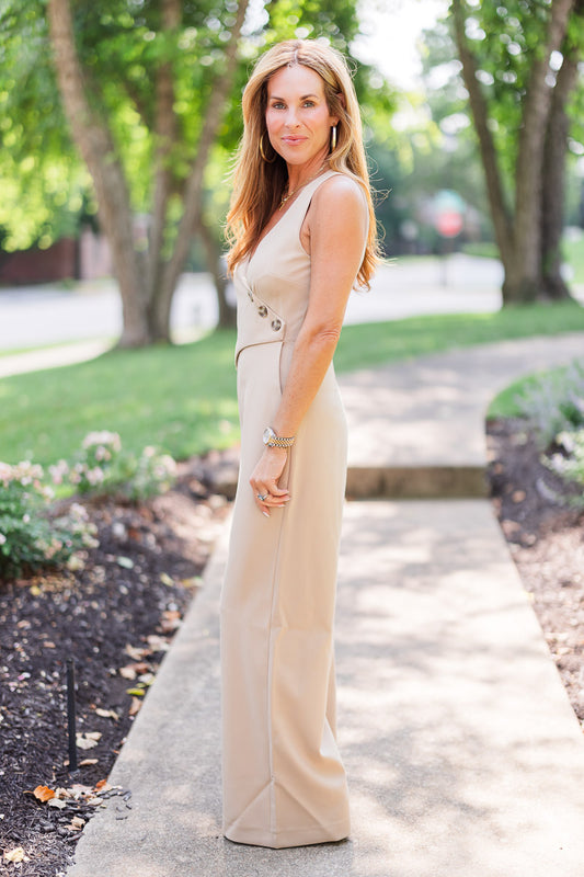 FINAL SALE Azra Twill Jumpsuit