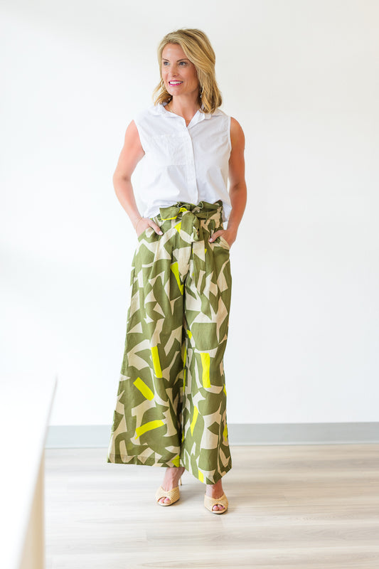 FINAL SALE Tony Pant in Olive