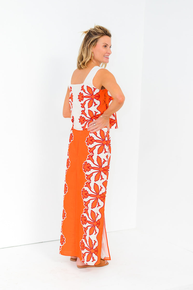 Blake Top in Cherry Fire